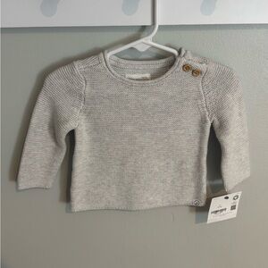 3M- Carter's Little Planet Organic Knit Sweater Classic Crew Neck